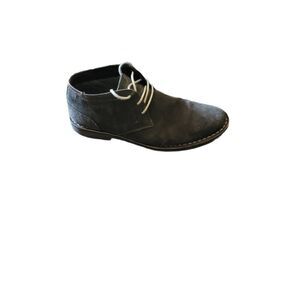 Kenneth Cole Reaction Chukka Boots Men Sz 12 Gray Suede Mid Calf Preppy Workwear